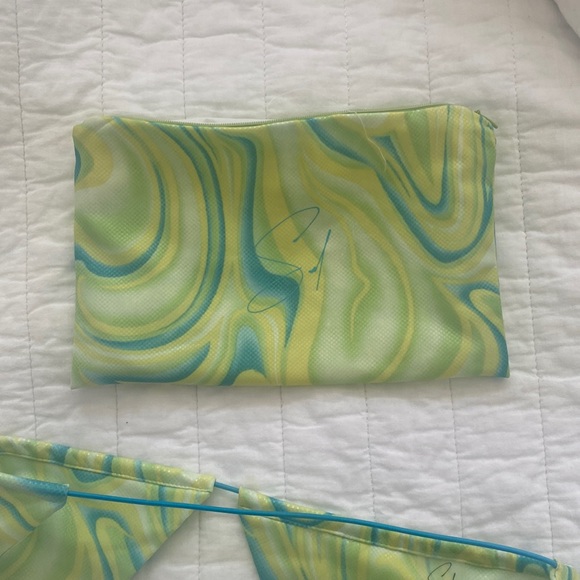 Sel Doval Barlos Resort TiniKini Bikini Swim Set And Dust Bag Size Large/XL - Picture 8 of 9